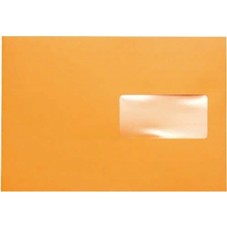 ÖKI Fenstertasche C4T/ZE100F 250 Stück DIN C4 gummiert 100g/m² orange