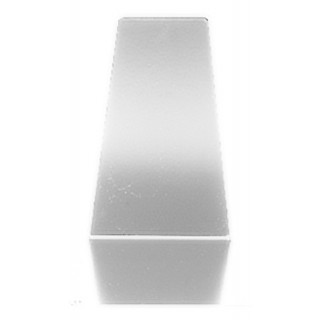 ALCO Buchstützen keilförmig 2 Stück 12,5 x 14,5 cm Metall  weiß