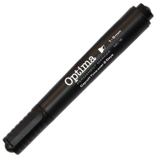OPTIMA Marker 210 Keilspitze 1-5 mm permanent schwarz