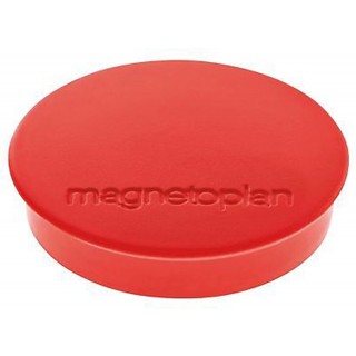 MAGNETOPLAN Magnet Discofix 34 mm 10 Stück rot