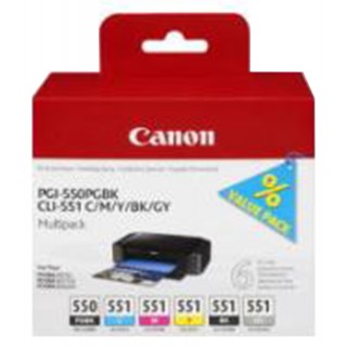 CANON Tintentank PGI550CLI551 Multipack