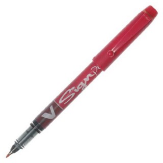 PILOT Fineliner 4102 V Sign Pen 0,6 mm rot