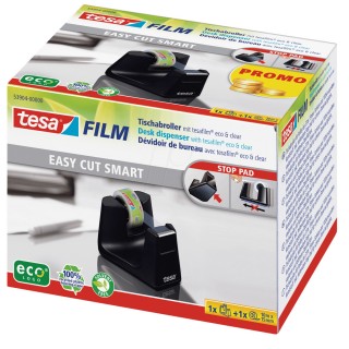 TESA Abroller Easy Cut Smart 53904 inkl. Klebeband 15 mm x 10 m