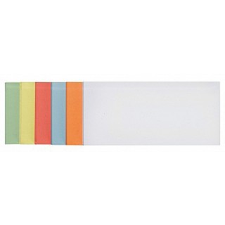FRANKEN Moderationskarten 100 Stück 9,5 x 20,5 cm selbsthaftend farbig sortiert