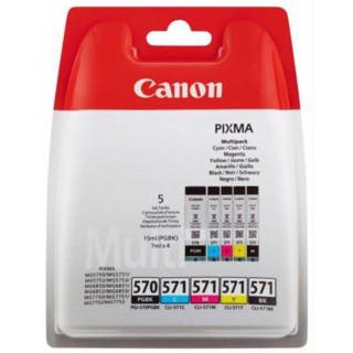 CANON Tintenpatrone Multipack PGI570/CLI571 mehrere Farben