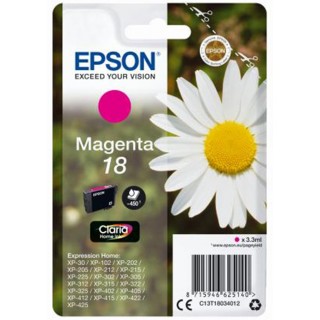 EPSON Tintenpatrone T18034012 Nr. 18 magenta