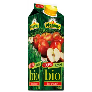 PFANNER Apfelsaft Bio Tetra-Pak 1 Liter