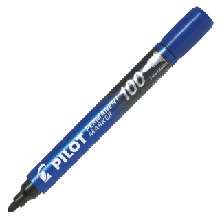 PILOT Permanentmarker 4010 SCA-100 1 mm Rundspitze blau