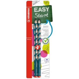 STABILO Bleistift Easygraph 2 Stück im Blister HB für Rechtshänder