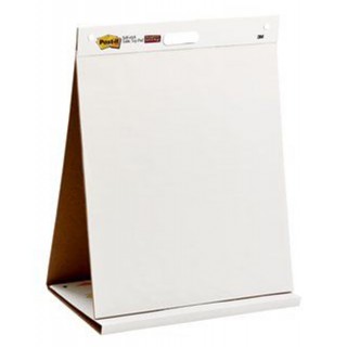 POST-IT® Flipchartblock Super Sticky Meeting Chart Table 20 Blatt glatt 584 x 508 mm weiß