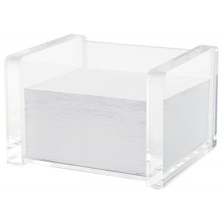 WEDO Zettelbox 607016 Acryl Cristallic befüllt glasklar