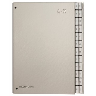 PAGNA Pultordner 24249 A4 24 Fächer A-Z silber