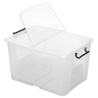 CEP Aufbewahrungsbox HW686 65 Liter mit Deckel transparent