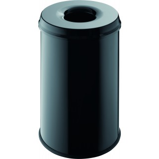 HELIT Papierkorb 15 Liter schwarz