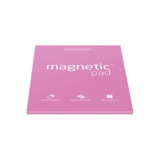 HELIT Haftnotizblock "the magnetic note" elektrostatisch 50 Blatt DIN A4 pink