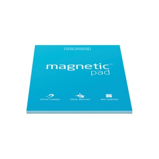 HELIT Haftnotizblock "the magnetic note" elektrostatisch 50 Blatt DIN A4 blau