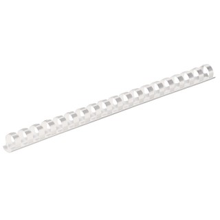FELLOWES Plastikbinderücken DIN A4 100 Stück 21 Ringe 14 mm weiß