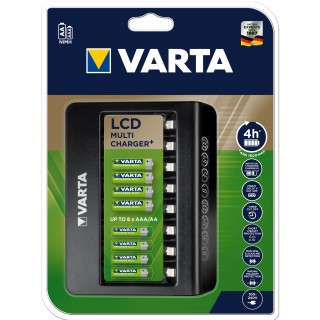 VARTA Ladegerät LCD Multi Charger+ schwarz