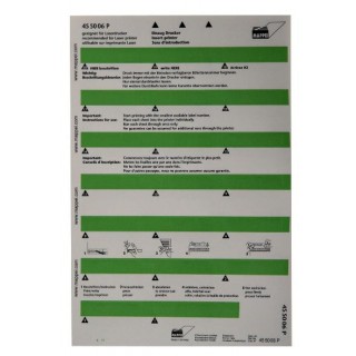 MAPPEI Selbstklebeprintreiter 455006P 100 Stück 55 x 10 mm grün