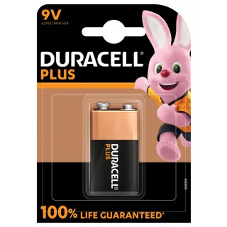 DURACELL PLUS Batterie 1 Stück 9V 1604/6LR61