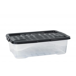 CEP Aufbewahrungsbox Curve 30 l mit Deckel transparent