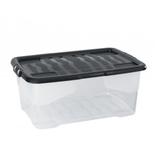 CEP Aufbewahrungsbox Curve 42 l mit Deckel transparent