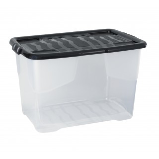 CEP Aufbewahrungsbox Curve 65 l mit Deckel transparent