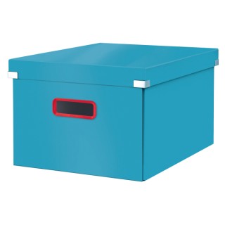 LEITZ Archivbox Click & Store Cosy DIN A4 mittel mit Deckel sanftes blau