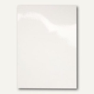 GBC Deckblätter HiGloss DIN A4 100 Stück weiß glänzend/matt