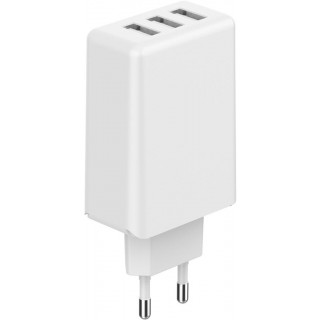 NABO USB Tripple Charger 3x USB-A weiß