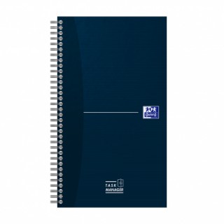 OXFORD Task Manager Office Essentials 115 Blatt liniert 14,1 x 24,6 cm dunkelblau