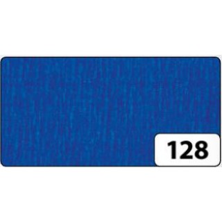 FOLIA Krepppapier 820128 10 Rollen 32 g/m² 50 cm x 2,5 m brillantblau