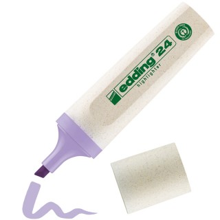 EDDING Textmarker EcoLine 24 mit Keilspitze 2-5mm pastellviolett