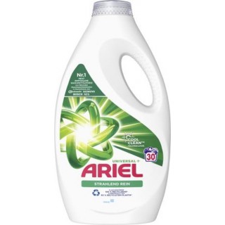 ARIEL Flüssigwaschmittel Universal+ Strahlend Rein 1,5l 30 Waschgänge