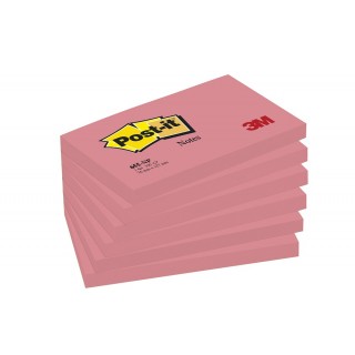 POST-IT® Haftnotizen 655-PNK 6 Blöcke à 100 Blatt 76 x 127 mm pink