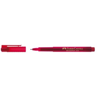 FABER-CASTELL Fineliner Broadpen 1554 0,8 mm rot