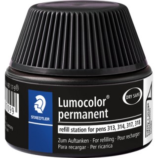 STAEDTLER Nachfülltinte Lumocolor® 487 17 permanent 15 ml schwarz