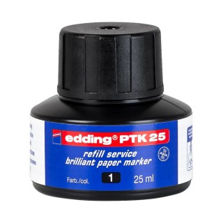 EDDING Nachfülltinte PTK25 permanent 25 ml schwarz