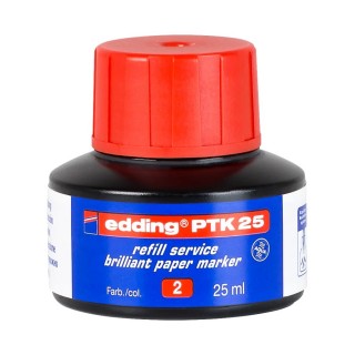 EDDING Nachfülltinte PTK25 permanent 25 ml rot