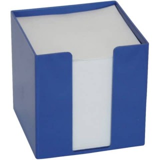 M&M Zettelbox inkl. 700 Blatt Papier 80 g/m² 95 x 95 x 95 mm dunkelblau
