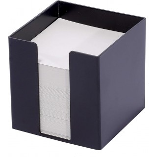 M&M Zettelbox inkl. 700 Blatt Papier 80 g/m² 95 x 95 x 95 mm schwarz