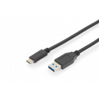 DIGITUS USB-Anschlusskabel Type-C auf A Gen2 1 m schwarz