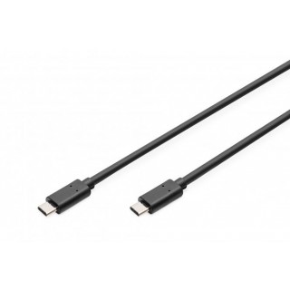 DIGITUS USB-Anschlusskabel 2.0 Type-C auf C 1 m schwarz