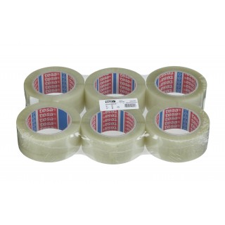 TESA Packband 60418 6 Rollen 50 mm x 132 m transparent