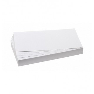 FRANKEN Moderationskarten 500 Stück Rechteck 205 x 95 mm weiß