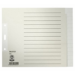 LEITZ Register A4 Papier 15-teilig grau