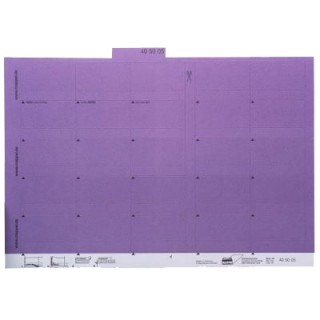 MAPPEI Selbstklebereiter 405005 100 Stück 55 mm violett