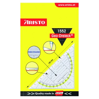 ARISTO Geo-Dreieck 1552 ohne Griff 16 cm
