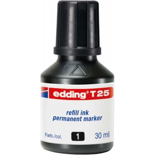 EDDING Nachfülltinte T25 30 ml schwarz