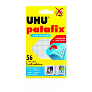 UHU Klebepad 48815 Patafix 56 Stück transparent